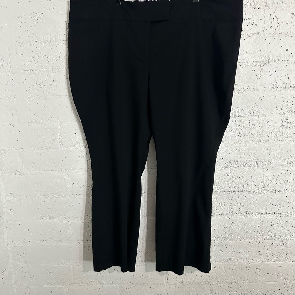 Studio by Torrid Womens Plus Dress Pants 30S Black Flat Front Stretch A10